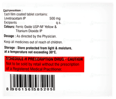 Heppra 500mg Tablet 10