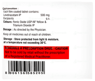 Heppra 500mg Tablet 10