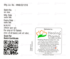 Heppra 500mg Tablet 10