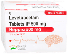 Heppra 500mg Tablet 10