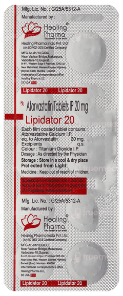 Lipidator 20 Tablet 10