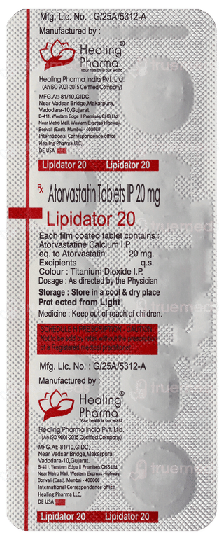 Lipidator 20 Tablet 10