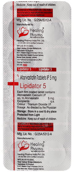 Lipidator 5 Tablet 10 Lipidator 5 Tablet 10