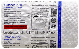 Ursodec 150 Tablet 15