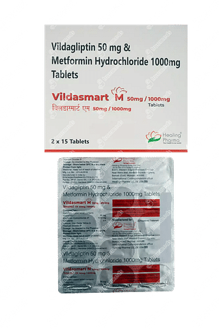 Vildasmart M 50/1000mg Tablet 15