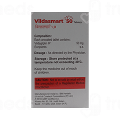 Vildasmart 50 Tablet 15 Vildasmart 50 Tablet 15
