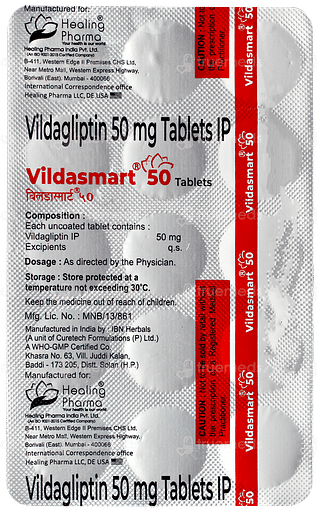 Vildasmart 50 Tablet 15
