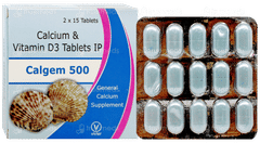Calgem 500 Tablet 15 Calgem 500 Tablet 15