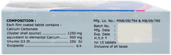Calgem 500 Tablet 15