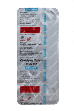 Cilnilyv 20 Tablet 10 Cilnilyv 20 Tablet 10