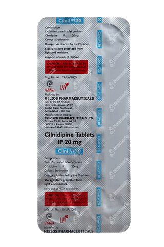 Cilnilyv 20 MG Tablet 10