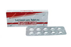 Lorgem 8mg Tablet 10