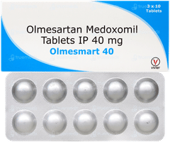 Olmesmart 40 Tablet 10 Olmesmart 40 Tablet 10