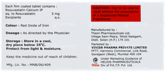 Rosuvastin 5 Tablet 10 Rosuvastin 5 Tablet 10