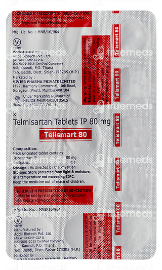 Telismart 80 MG Tablet 15