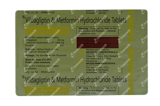 Vildadib M 50/1000 MG Tablet 15