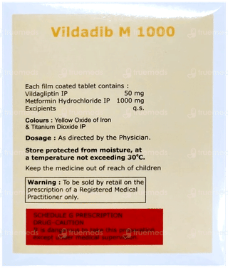 Vildadib M 1000 Tablet 15