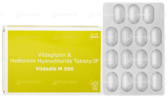 Vildadib M 500 Tablet 15