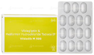 Vildadib M 500 Tablet 15