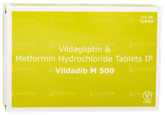 Vildadib M 500 Tablet 15