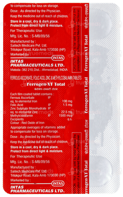 Ferrogen Xt Total Tablet 10