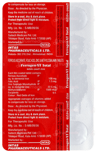 Ferrogen Xt Total Tablet 10