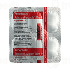 Megamentin 375 Tablet 6 Megamentin 375 Tablet 6