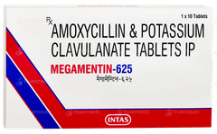 Megamentin 625 Tablet 10 Megamentin 625 Tablet 10