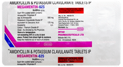 Megamentin 625 Tablet 10 Megamentin 625 Tablet 10