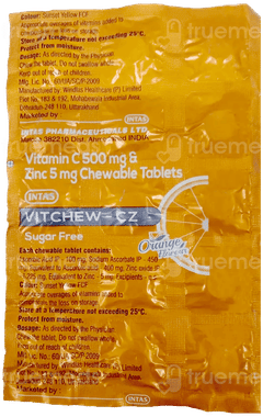 Vitchew Cz Orange Flavour Sugar Free Tablet 15