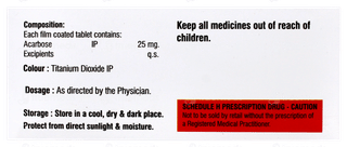 Acarboz 25 Tablet 10