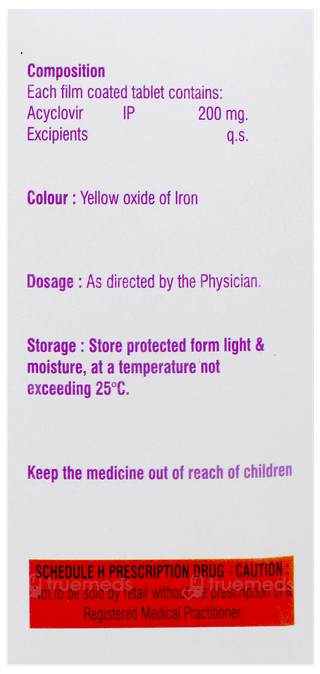 Acloveer 200 Tablet 10