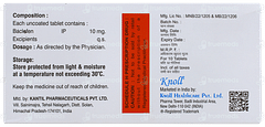 Baclonol 10 Tablet 10