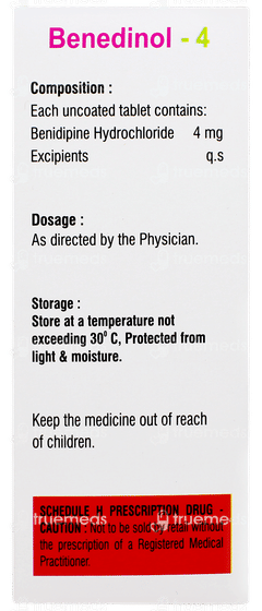 Benedinol 4 Tablet 10 Benedinol 4 Tablet 10