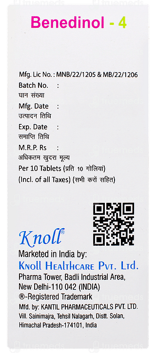 Benedinol 4 Tablet 10