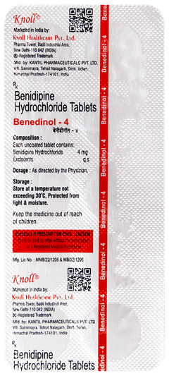 Benedinol 4 Tablet 10 Benedinol 4 Tablet 10