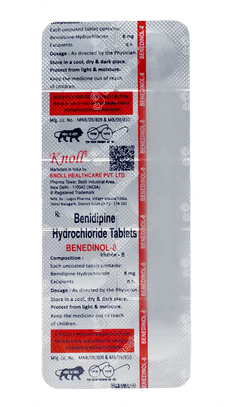 Benedinol 8 Tablet 10 Benedinol 8 Tablet 10