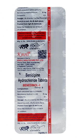 Benedinol 8mg Tablet 10