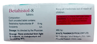 Betahistol 8 Tablet 10