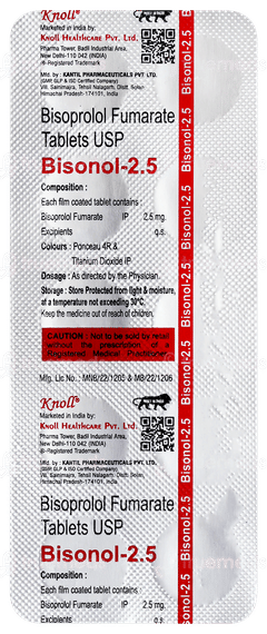 Bisonol 2.5 Tablet 10 Bisonol 2.5 Tablet 10