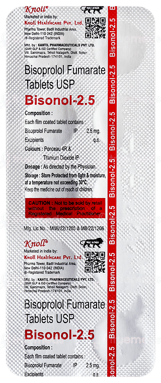 Bisonol 2.5 Tablet 10