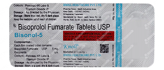 Bisonol 5 MG Tablet 10