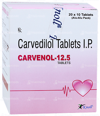 Carvenol 12.5 Tablet 10