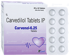 Carvenol 6.25 Tablet 10