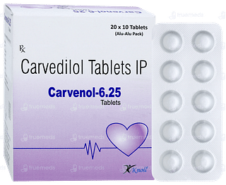 Carvenol 6.25 Tablet 10