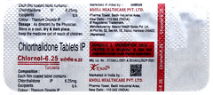 Chlornol 6.25 Tablet 10 Chlornol 6.25 Tablet 10