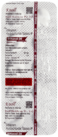 Diltanol 30 Tablet 10 Diltanol 30 Tablet 10