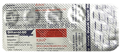 Diltanol 60 Tablet 10 Diltanol 60 Tablet 10
