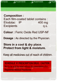 Etodonol 400 Tablet 10 Etodonol 400 Tablet 10