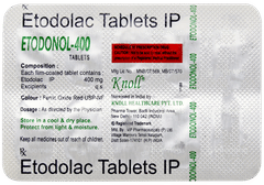 Etodonol 400 Tablet 10 Etodonol 400 Tablet 10